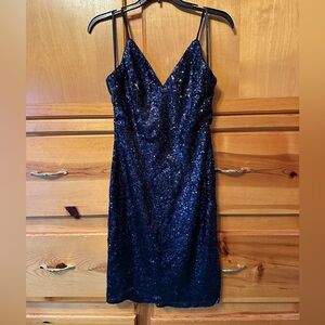 INA NWT Sequin Tank Bodycon Midi Dress size Medium
